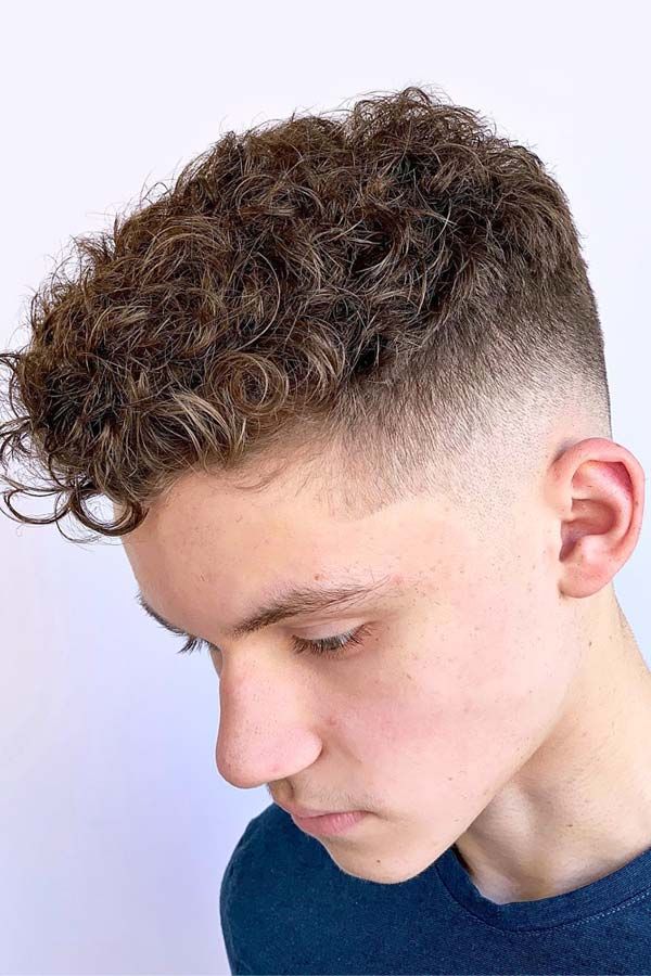 Curly Caesar Cut