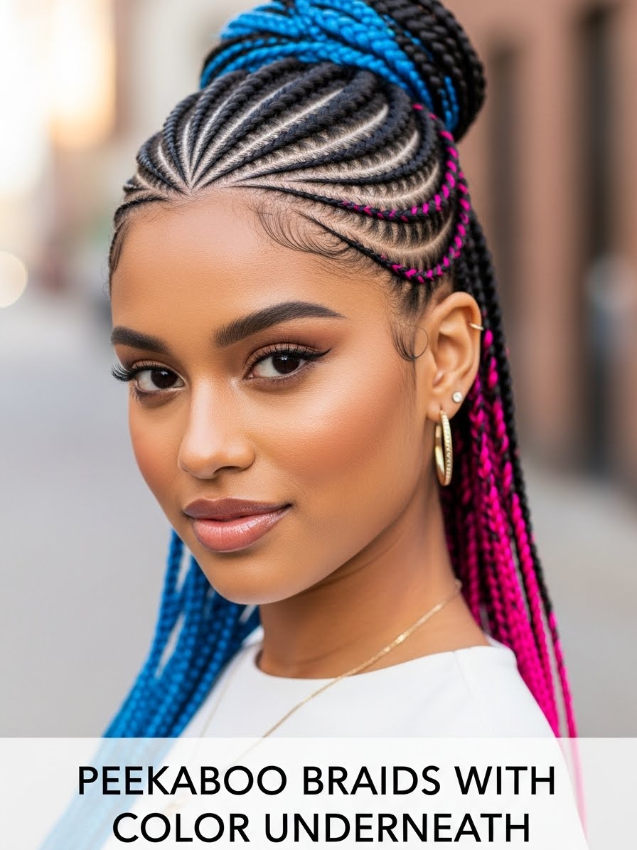 25 Peekaboo Braids Ideas To Incorporate Into Your Next Style in 2026