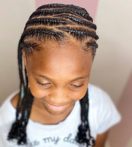 Two Layer Braids with Zigzag Parts