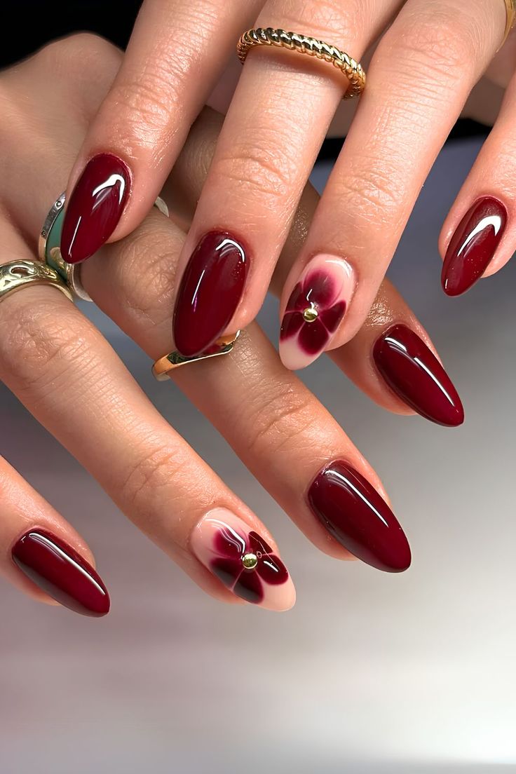 15 Elegant Red Nails For Older Women