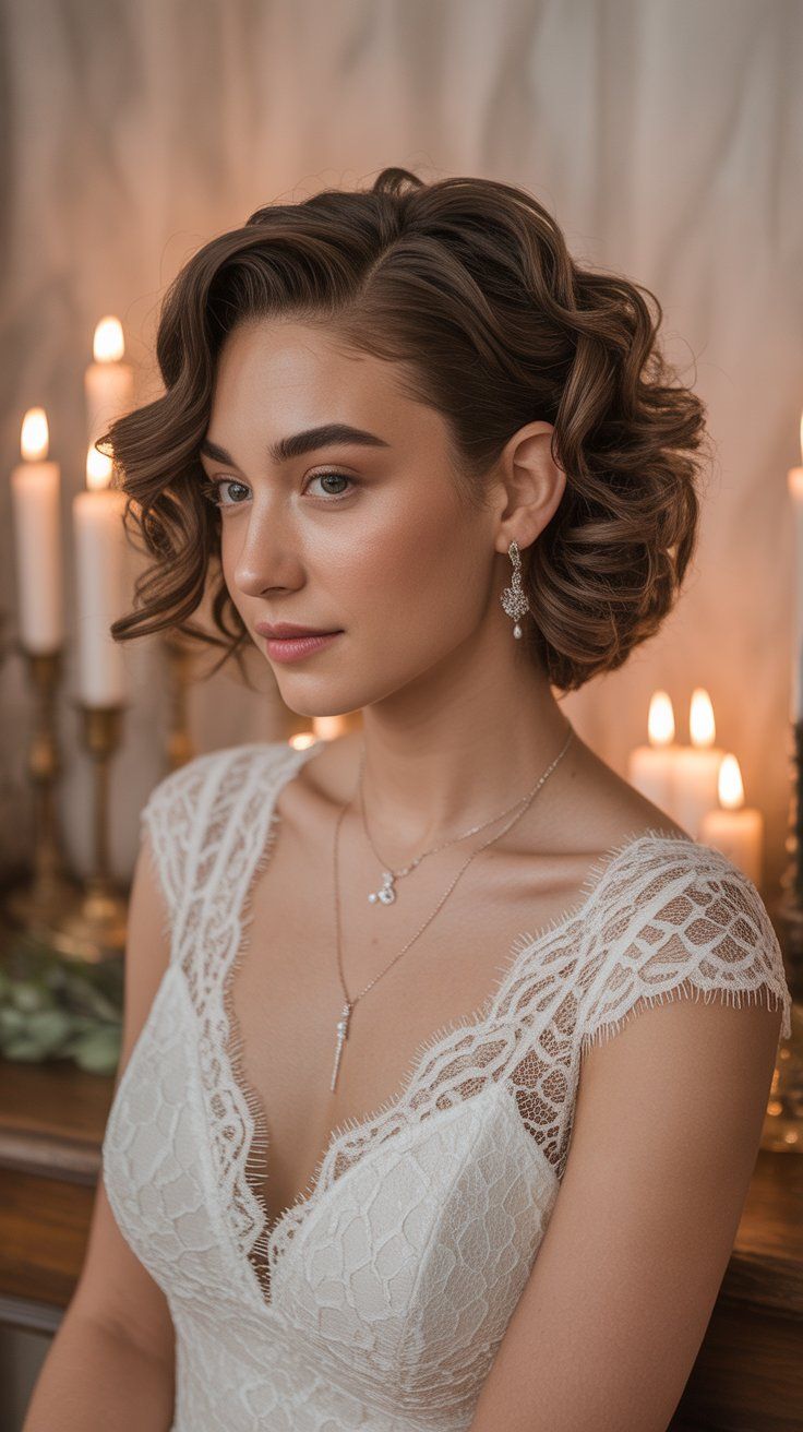 17 Wedding Hairstyles For Short Hair