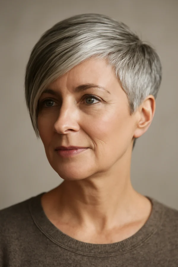 15 Pixie Haircuts for Round Faces Over 50
